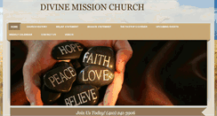 Desktop Screenshot of divinemissionchurch.com