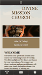 Mobile Screenshot of divinemissionchurch.com