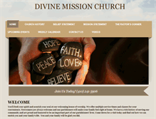 Tablet Screenshot of divinemissionchurch.com